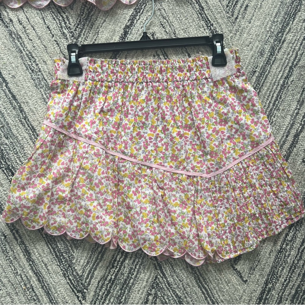 LoveShackFancy Womens Mini Skirt Size Medium